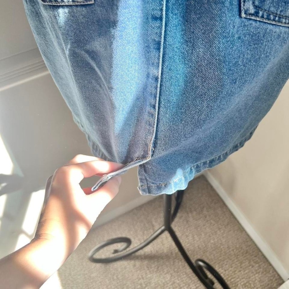 Vintage Bugle Boy Denim Mini Skirt - Picture 6 of 8